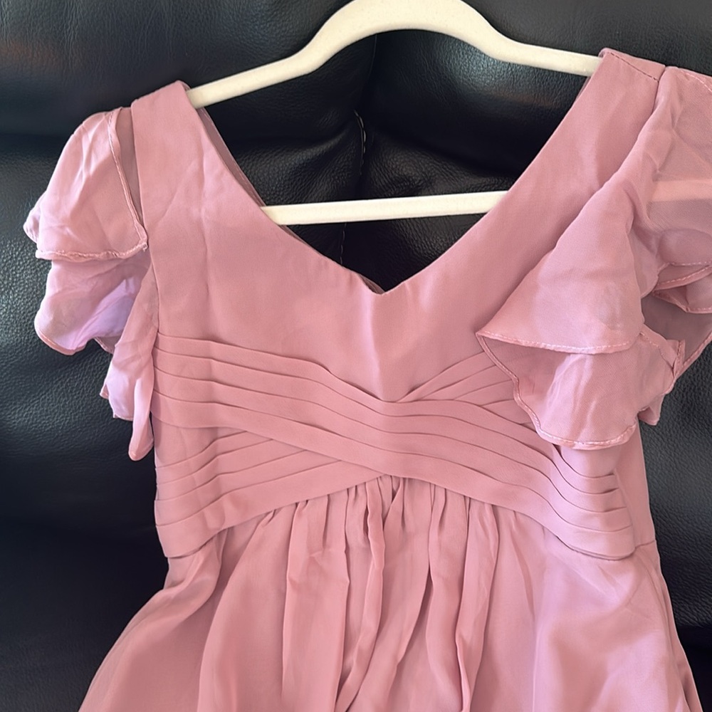 Girls size 12 pink dress